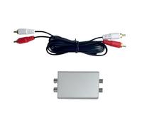 Javoryxh Dispositivo De Aislamiento Sonido Pasivo Carcasa Aluminio Mejora La Calidad Aislador Ruido del Suelo Reemplazo del Hogar Filtro Ruido Pasivo