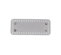 Javoryxh Fondo De Bolsa Rectangular PU Para Tejer Ganchillo Con 44 Agujeros Almohadilla Moldear Uñas Accesorios Bricolaje Fondos Base Bolso Moldeador Uñas PU