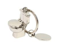 Javoryxh Llavero Con Colgante Divertido Para Inodoro Accesorios Llavero Regalo De Cumpleaños Y Navidad Hombre Y Mujer 2 Uds.