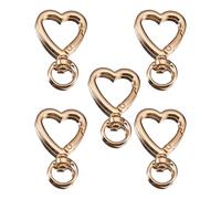 Javoryxh LLavero De Aleación Con Diseños De Estrellas Bolsa Resistente Desgaste Colgante Llavero Bolsos Amuleto Para Fijación Segura Diseño Único Para Bolsos 5 Uds.