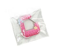 Javoryxh LLavero De Reproductor Música Tallado Con Abalorio Para Bolso Estético Para Niñas Mosquetón Acrílico Gancho Escalada Práctico Mosquetón