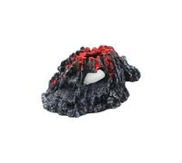 Javoryxh Modelo De Volcán para Acuario Halloween Decoraciones Resinas Piedra para Peceras Diseño Paisaje Creativo Resinas Peceras Adornos Volcán