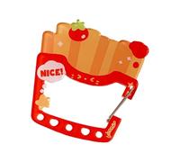 Javoryxh Mosquetón Acrílico Divertido De Las Patatas Fritas La Hamburguesa Con Mecanismo Cerradura Seguridad Llavero Historieta Para Accesorio Del Equipaje Con