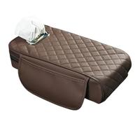 Javoryxh Protector para Reposabrazos De Automóvil con Soporte Pañuelos Integrado Compartimentos Almacenamiento Cómodos Almohadilla Reposabrazos Consola Automóvil Cubierta Caja