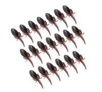 Javoryxh Señuelos De Pesca Blandos 20 Piezas Cebos Simulación Artificiales Realistas con Anzuelo Púas Aparejos Pequeños Señuelo Dinámica