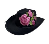 Javoryxh Sombrero de club de ala grande, para artistas, fiestas, reuniones temáticas, accesorios de Halloween