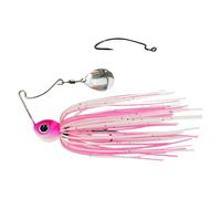 Javoryxh Spinnerbait Chatter Baits Aparejos De Pesca Señuelos Pesca Buzzbaits Jigs Señuelos Cabeza con Falda Y Gancho Falda Silicona Flexible Plantilla Agua Salada