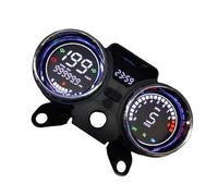 Javoryxh Velocímetro Digital Odómetro Tablero Adecuado para RC250 150Gato 250cc Instrumento De Motocicleta Impermeable Tacómetro LED Piezas Y Medidores De Motocicletas