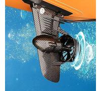 JAVPTAV Aleta eléctrica de la batería 24v, Motor de Empuje de la Tabla de la Paleta Sup Surf Kayak, la Velocidad máxima es de 7.5 km/h, Velocidad Ajustable, Equipado con Control Remoto