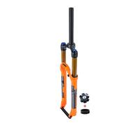 JAVPTAV Horquilla de suspensión para bicicleta de montaña, 26/27,5/29 pulgadas, 1 1/8 pulgadas, horquilla de aire recta, recorrido del muelle, freno de disco de 120 mm, horquilla delantera 9 x 100 mm