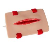 JAVPTAV Modelo de la práctica de la Herida de la simulación del Trauma para el Entrenamiento Realista de los Primeros Auxilios, Ejercicios de sutura del Control de la sanción, Material de Silicona