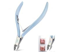 JAW 16 Cortador de cutículas Cortador de cutículas Acero inoxidable Cortador de cutículas duradero y afilado Herramienta de eliminación de cortadores de cutículas para salones Uso doméstico Azul