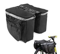 JAWAI Bolsas Bicicletas Traseras, Bicicleta Doble Bolsa, Bolsas Alforjas Traseras para Bicicletas, Impermeable, De Gran Capacidad, Que Permite Guardar los Artículos Que Lleva Consigo al Montar