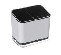 JAWAI Escurridor de Cubiertos, Estante para Cubiertos Multifuncional, Porta Utensilios de Cocina, para Utensilios de Cocina, Cesta de Secado y Tenedor, Cuchara de Drenaje (Negro)