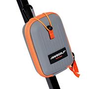 JAWEGOLF Funda rígida de transporte para telémetro de golf, bolsa de EVA compatible con Bushnell TourX V2 V3 V4 V5 Pro X2 Pro XE y Garmin Z80 Z82 (gris-magnético, grande)