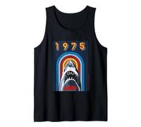 Jaws 2025 1975 Diseño Retro de tiburón Camiseta sin Mangas