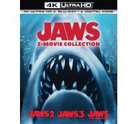 Jaws 3-Movie Collection - 4K Ultra HD + Blu-ray + Digital [4K UHD]