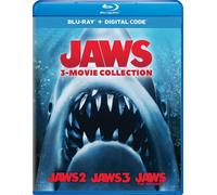 Jaws 3-Movie Collection (Blu-ray) Roy Scheider Dennis Quaid (Importación USA)