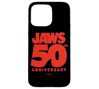 Jaws 50th Anniversary Bold Logo Shark Fin Carcasa para iPhone 15 Pro Max