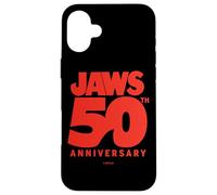 Jaws 50th Anniversary Bold Logo Shark Fin Carcasa para iPhone 16 Plus