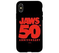 Jaws 50th Anniversary Bold Logo Shark Fin Carcasa para iPhone X/XS
