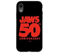 Jaws 50th Anniversary Bold Logo Shark Fin Carcasa para iPhone XR