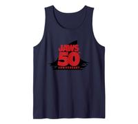 Jaws 50th Anniversary Fear in Red and Black Camiseta sin Mangas