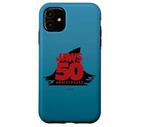 Jaws 50th Anniversary Fear in Red and Black Carcasa para iPhone 11
