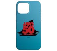 Jaws 50th Anniversary Fear in Red and Black Carcasa para iPhone 16 Pro Max
