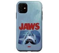 Jaws 50th Anniversary Logo Front & Back Carcasa para iPhone 11