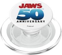 Jaws 50th Anniversary Logo Gradient PopSockets PopGrip para MagSafe