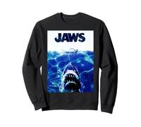 Jaws 50th Anniversary Poster Blue Halftone 2-Sided Sudadera
