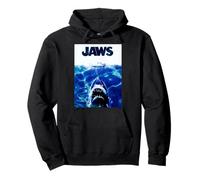 Jaws 50th Anniversary Poster Blue Halftone 2-Sided Sudadera con Capucha