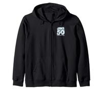 Jaws 50th Anniversary Poster Sketched Blue Style 2-Sided Sudadera con Capucha