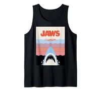 Jaws 50th Anniversary Poster Wave Lines Front & Back Camiseta sin Mangas