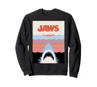 Jaws 50th Anniversary Poster Wave Lines Front & Back Sudadera