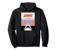 Jaws 50th Anniversary Poster Wave Lines Front & Back Sudadera con Capucha