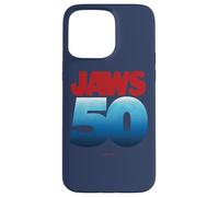 Jaws 50th Logo Dark Gradient Carcasa para iPhone 15 Pro Max