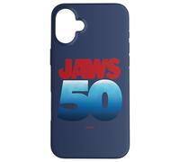 Jaws 50th Logo Dark Gradient Carcasa para iPhone 16 Plus
