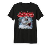 Jaws 90s Collage Bigger Boat Camiseta Premium