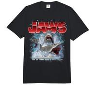 Jaws 90s Collage Bigger Boat Comfort Colors Adult Heavyweight T-Shirt