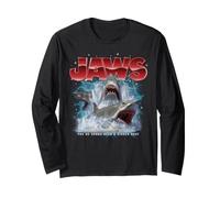 Jaws 90s Collage Bigger Boat Manga Larga