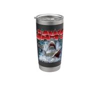 Jaws 90s Collage Bigger Boat Vaso térmico de acero inoxidable de doble pared