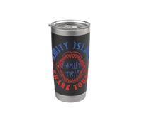 Jaws Amity Island Family Trip 2027 Vaso térmico de acero inoxidable de doble pared