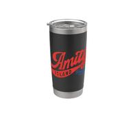 Jaws Amity Island Family Trip Front & Back Vaso térmico de acero inoxidable de doble pared