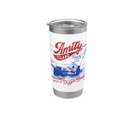 Jaws Amity Island Family Trip Shark tours 2026 Vaso térmico de acero inoxidable de doble pared