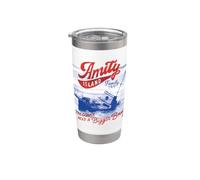 Jaws Amity Island Family Trip Vaso térmico de acero inoxidable de doble pared