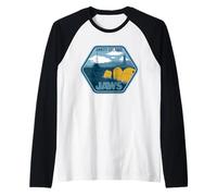 Jaws Amity Island Orca Boat Camiseta Manga Raglan