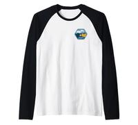 Jaws Amity Island Orca Boat Pocket Hit Camiseta Manga Raglan