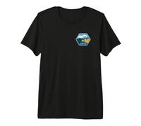 Jaws Amity Island Orca Boat Pocket Hit Camiseta Premium
